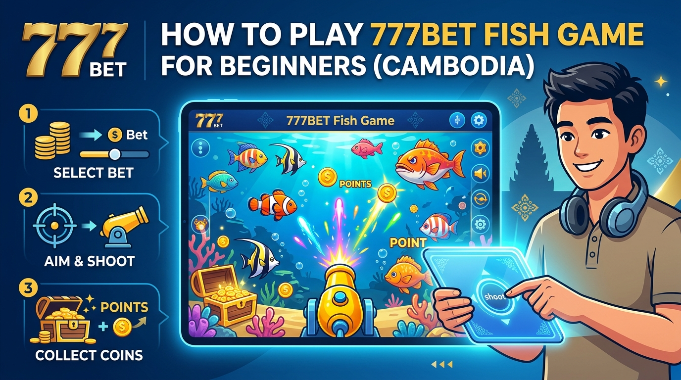 777BET ហ្គេមបាញ់ត្រីកម្ពុជា៖ គន្លឹះលេង និងឈ្នះ