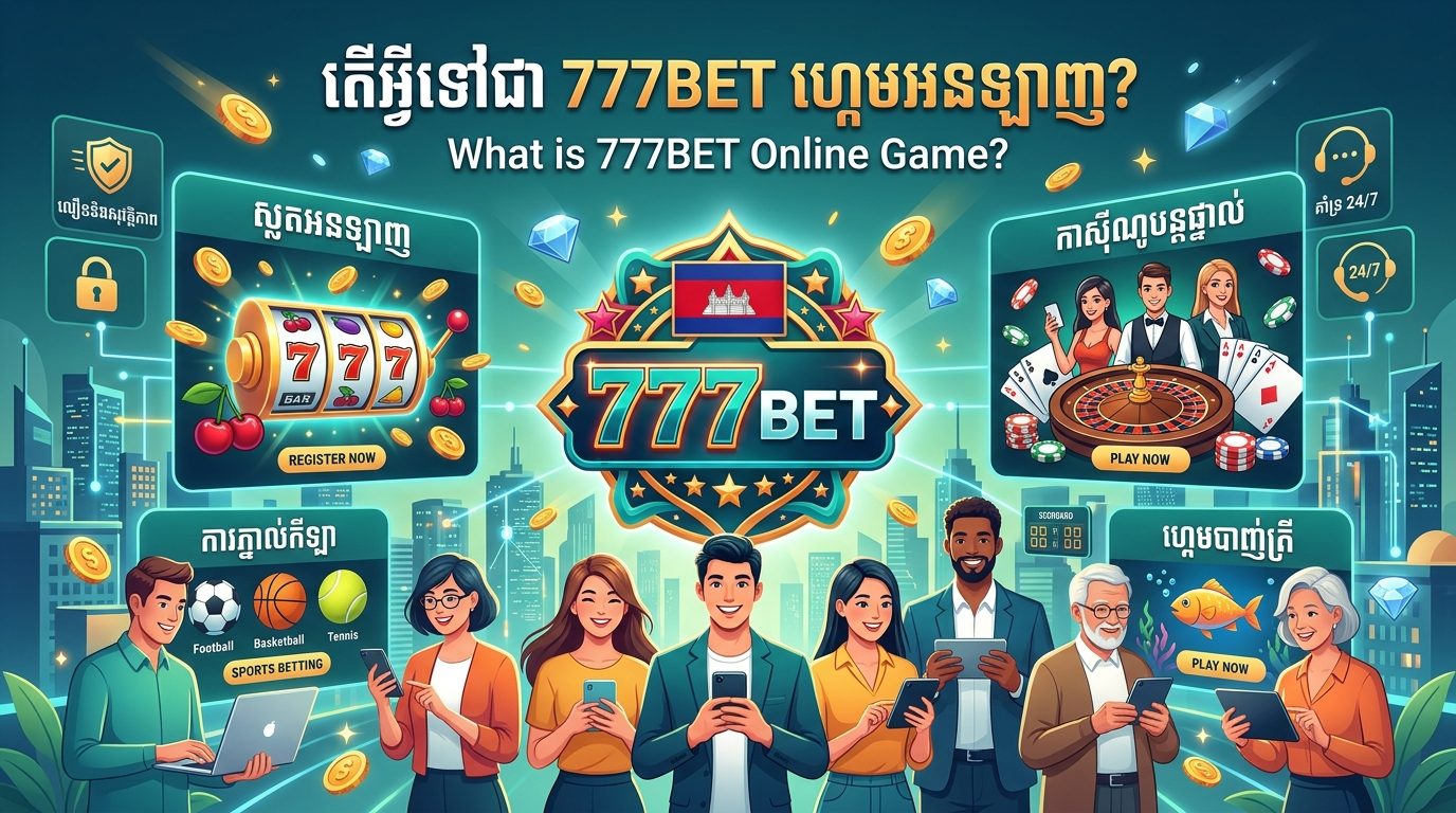 តើអ្វីទៅជា 777BET ហ្គេមអនឡាញ?
